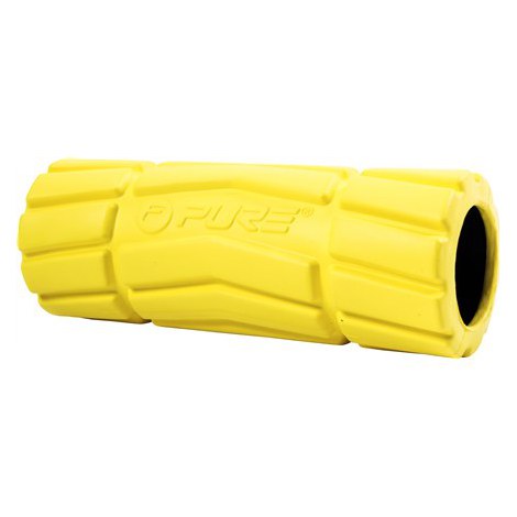 Pure2Improve | Roller Firm 36 x 14 cm | Black/Yellow